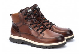 BOTIN NAPA CUERO,CORDONES Y CREMALLERA LATERAL,PISO GOMA PLANTILLA EXTRAIBLE