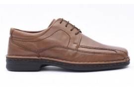 BLUCHER NAPA PIEL CUERO COSIDO CRISPINO PISO GOMA LIGHT