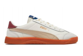 DEPORTIVO PUMA HIELO, BANDAS LATERALES TAUPE, TALON GRANATE, PISO GOMA