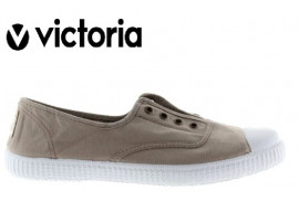 6623 VICTORIA. Ingles lona beige puntera goma