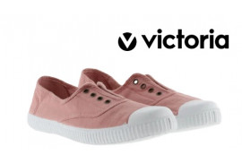 6623 VICTORIA. Ingles lona nude (rosa palo) puntera goma