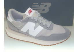 DEPORTIVO NEW BALANCE NYLON,GRIS COMBINADO PIEL,PISO GOMA