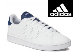DEPORTIVO BLANCO/MARINO ADVANTAGE TIPO STAN SMITH, PISO GOMA