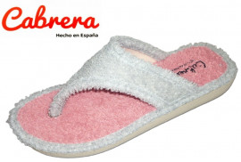 ZAPATILLA RIZO DEDO PERLA PISO MICROPOROSO PARQUET