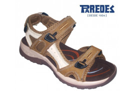 CALIFORNIANA MARRON CLARO-BEIG BELCROS PALA TY TRASERO, PISO TRECKING GOMA
