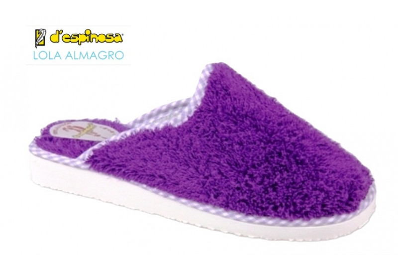 ZUECO RIZO MORADO ALDODÓN...