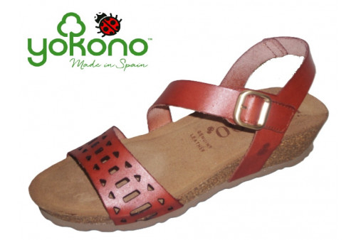 242 mónaco sandalia piel Yokono nuez
