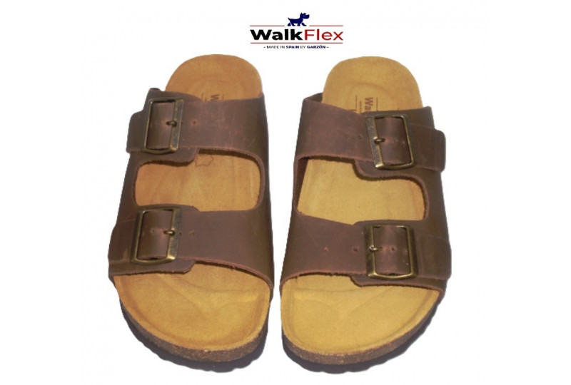 BIOSANDALIA NOBUCK MARRON 2...