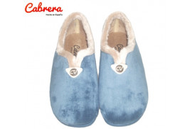 5070 Cabrera Zapatilla Cerrada Suapel Azafata escote en V, cuña baja piso goma
