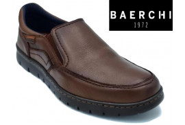 MOCASIN PIEL NAPA MARRON,ELASTICOS LATERALES,PISO GOMA,PLANTILLA EXTRAIBLE