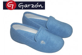 7771 Garzón rizo índigo vista lateral