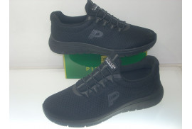 DEPORTIVO NEGRO ELASTICOS TIPO SKECHERS PISO EVA NEGRO