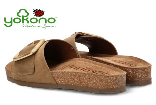 Suela ergonómica de corcho natural sandalia mujer Yokono Jerba