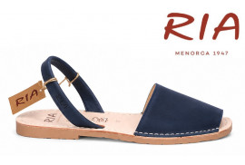Sandalia menorquina Ria azul de mujer