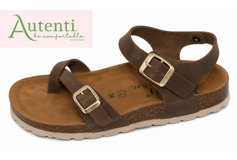 6341 marron autenti bio sandalia