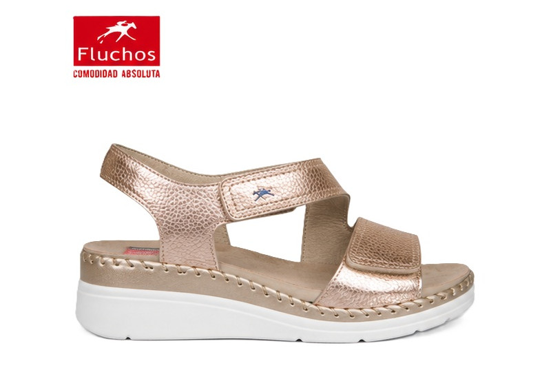 2137 platino señora fluchos sandalia