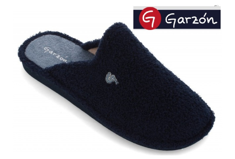 zapatilla casa hombre Garzón P305.130 marino perfil