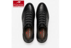 Fluchos F0354 Susan negro cuña 3cm plantilla extraíble vista superior