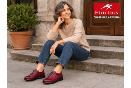 Fluchos F0354 zapato sport de mujer con plantilla extraíble y piso de goma