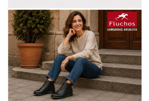 Botín Fluchos F0356 mujer con plantilla extraíble y suela EVA Dynergy