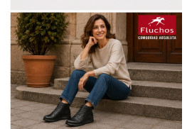 Botín Fluchos F0356 mujer con plantilla extraíble y suela EVA Dynergy