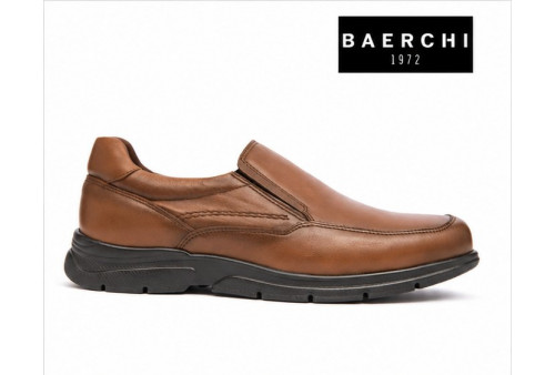 Mocasín Baerchi 1251 Dubai napa cuero elásticos ancho especial