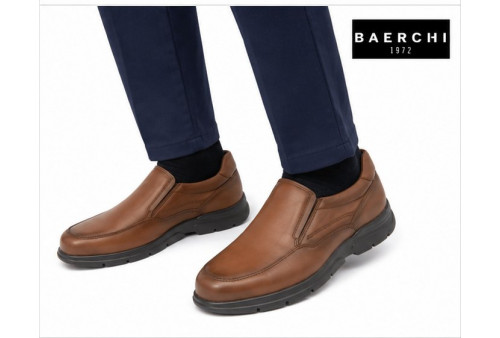 Mocasín Baerchi 1251 Dubai cuero ancho especial plantilla extraíble