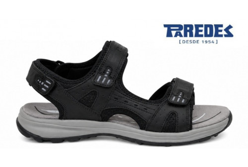 Detalle velcro sandalia Paredes VP25171 Adelán negra