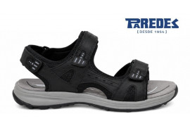 Detalle velcro sandalia Paredes VP25171 Adelán negra