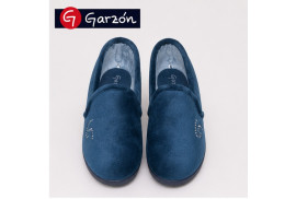 Zapatilla Garzón 1424.247 mujer marino cuña