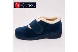 Zapatilla Garzón 3895.245 mujer marino vista perfil