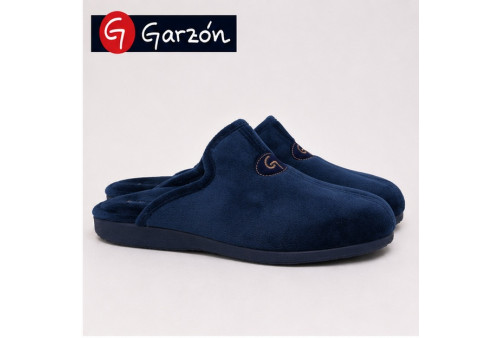Zapatilla Garzón 6101.247 hombre marino vista lateral