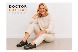 Zapato Doctor Cutillas 45415 mujer bronce vista modelo