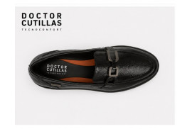Doctor Cutillas 86051 mocasín negro mujer vista superior