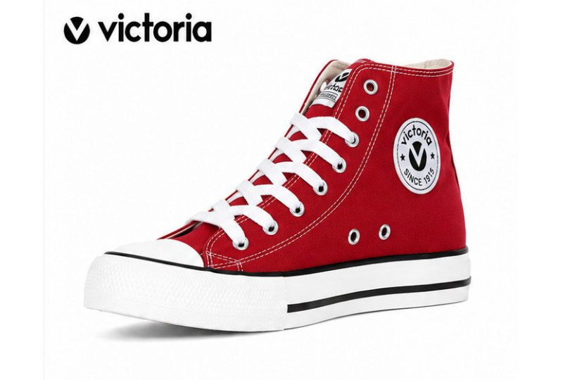 Bota lona roja 106500 Victoria gaspar valencia