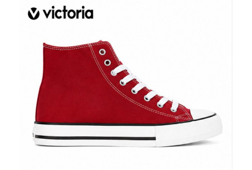 Bota lona roja 106500 Victoria lateral valencia