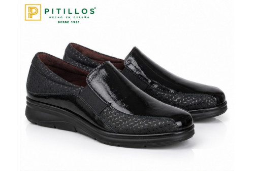 pitillos mujer 11500 negro lateral