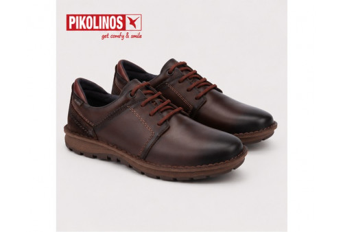Pikolinos Baeza M2T-4342C1 de piel marrón par