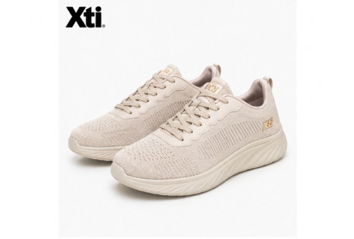 Deportivo Xti 146272 beige con cordones