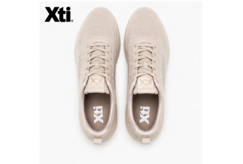 Xti 146272 zapatilla deportiva beige piso EVA