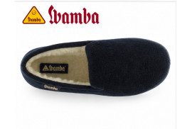 Wamba 202071 zapatilla de caballero en lana virgen marino superior