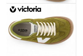 Victoria 1186103 Barefoot de mujer en serraje kaki superior