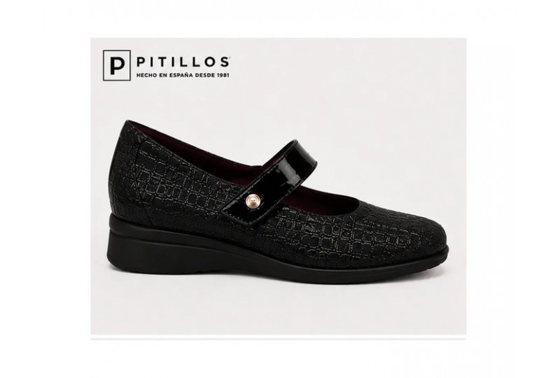 Mercedes Pitillos 11513 de mujer en negro perfil