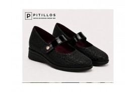Mercedes Pitillos 11513 de mujer en negro lateral