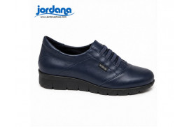 Zapato deportivo Jordana 4303 de mujer en piel marino perfil