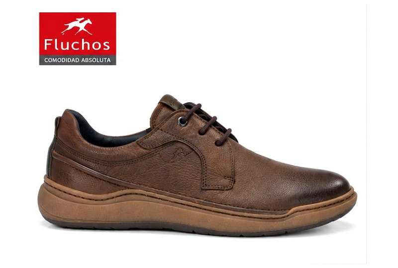Blucher F2033 Fluchos de hombre en piel nobuck perfil