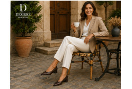 Salón Rabat 9 Desiree de mujer en piel napa testa modelo