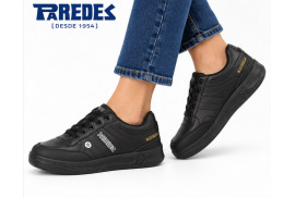 Deportivo Paredes DP100 en piel negra modelo