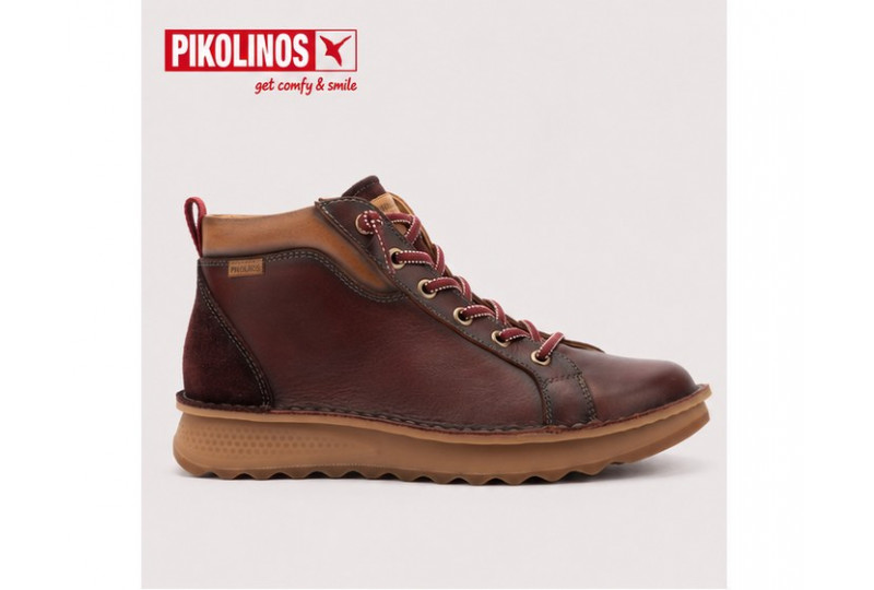 Pikolinos Alava W3J-8509C1 en piel arcilla perfil