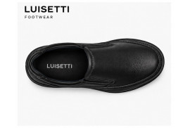 Luisetti 31025 mocasín hombre negro superior